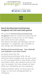 Mobile Screenshot of preiswerte-rechtsschutzversicherung.de